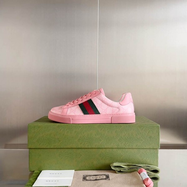 Gucci Ace Crystal Pink Sneakers - GCC187 - Image 5