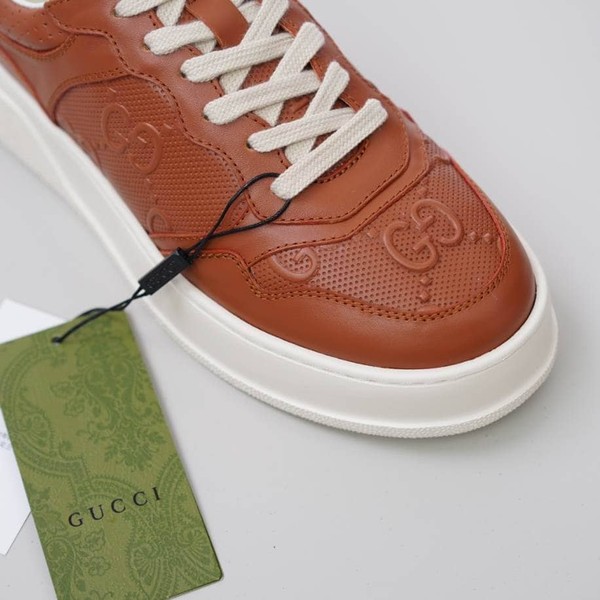 Gucci Brown Jumbo GG Embossed Sneakers - GCC210 - Image 6