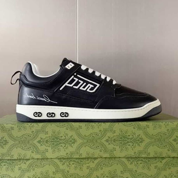 Gucci Basket Black White Sneakers - GCC220