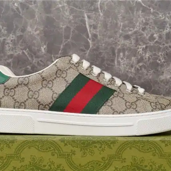 MEN'S GUCCI ACE SNEAKER WITH WEB - GCC283
