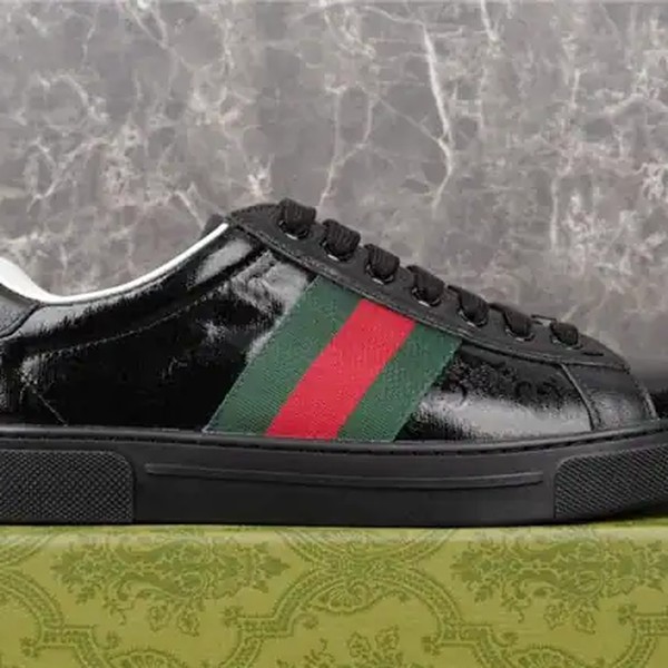 MEN'S GUCCI ACE SNEAKER WITH WEB - GCC284