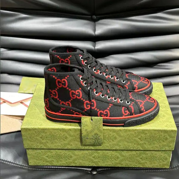 MEN'S GUCCI TENNIS 1977 HIGH-TOP SNEAKER - GCC308