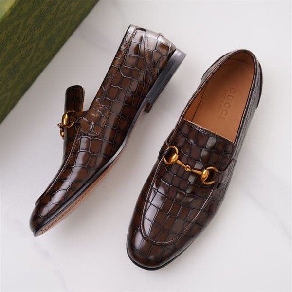 GUCCI JORDAAN CROCODILE LOAFER - GL014 - Image 3