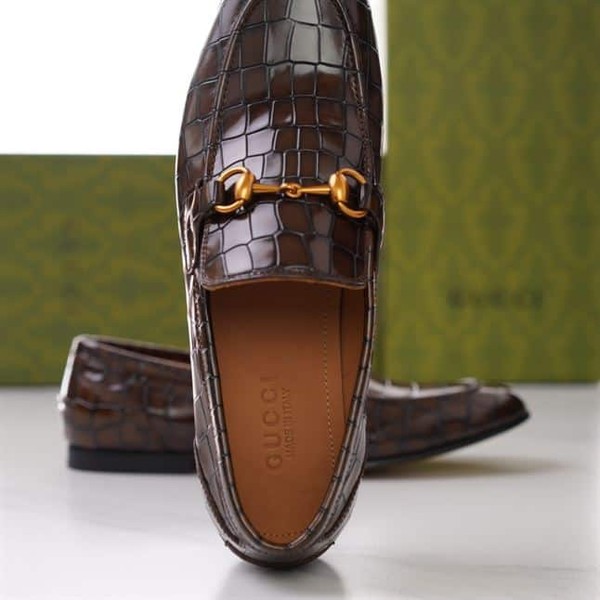 GUCCI JORDAAN CROCODILE LOAFER - GL014 - Image 4