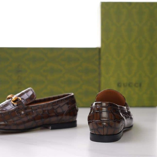 GUCCI JORDAAN CROCODILE LOAFER - GL014 - Image 7