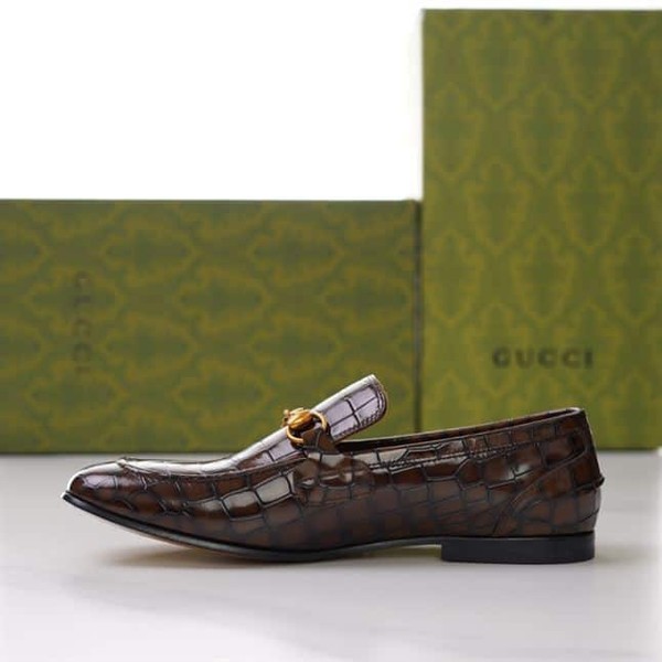 GUCCI JORDAAN CROCODILE LOAFER - GL014 - Image 8