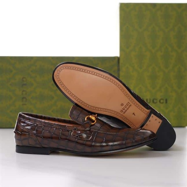 GUCCI JORDAAN CROCODILE LOAFER - GL014 - Image 9