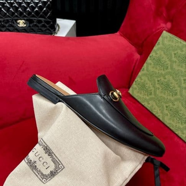 GUCCI PRINCETOWN LEATHER SLIPPER - GL021 - Image 7