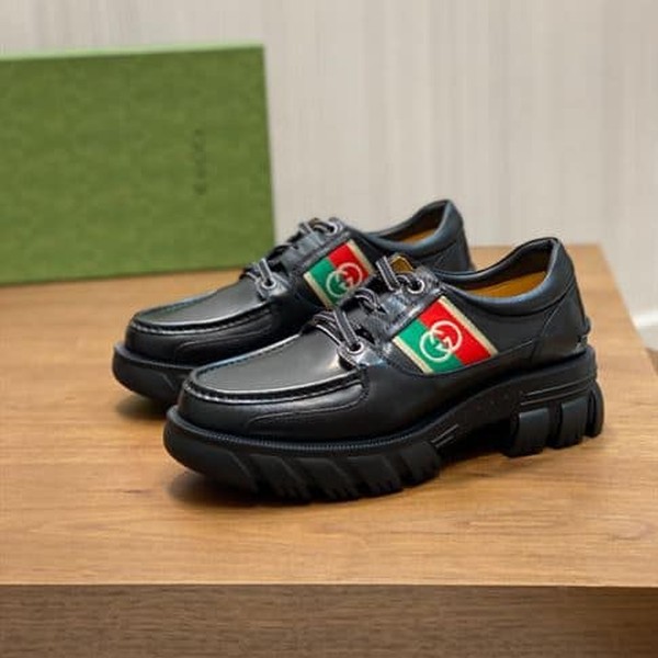 GUCCI GG PLATFORM LACE-UP SHOES - GL028
