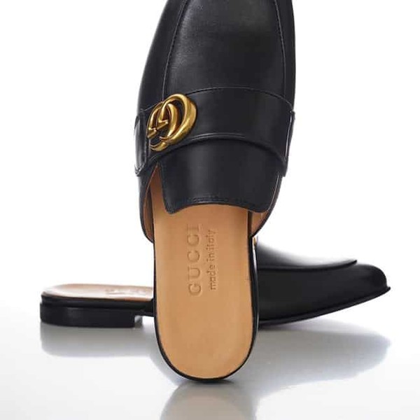 GUCCI BLACK PRINCETOWN SLIPPERS - GL032 - Image 4