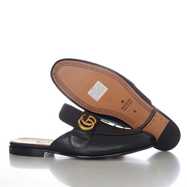 GUCCI BLACK PRINCETOWN SLIPPERS - GL032 - Image 9