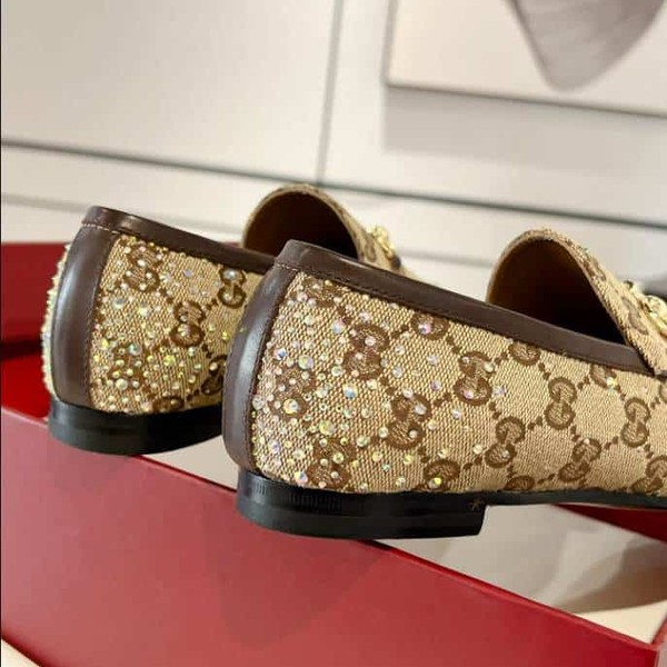Gucci Jordaan Light Beige Loafer - GL061 - Image 4