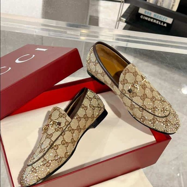 Gucci Jordaan Light Beige Loafer - GL061 - Image 5