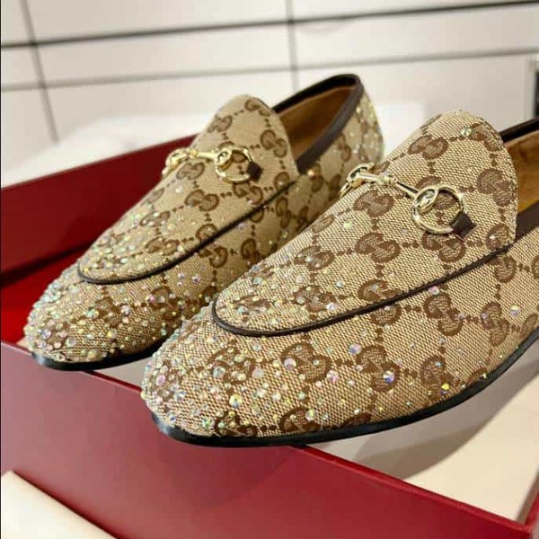 Gucci Jordaan Light Beige Loafer - GL061 - Image 6