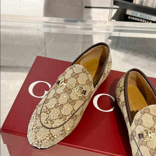 Gucci Jordaan Light Beige Loafer - GL061 - Image 7