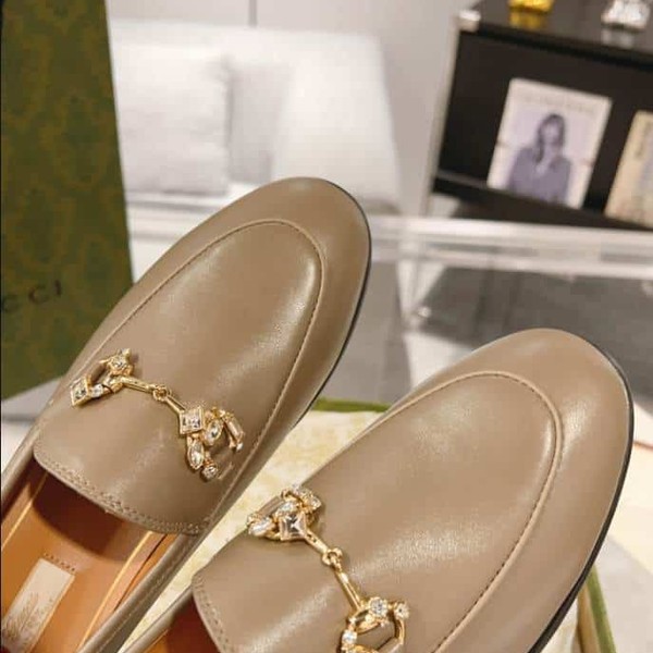 Gucci Jordaan Brown Leather Loafer - GL073 - Image 2