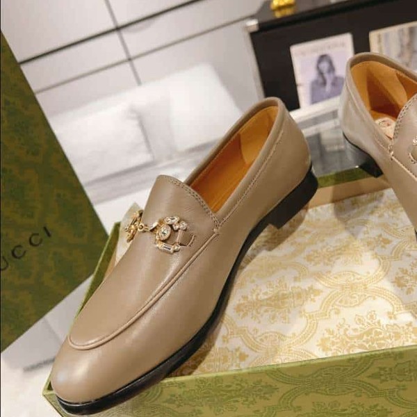 Gucci Jordaan Brown Leather Loafer - GL073 - Image 4
