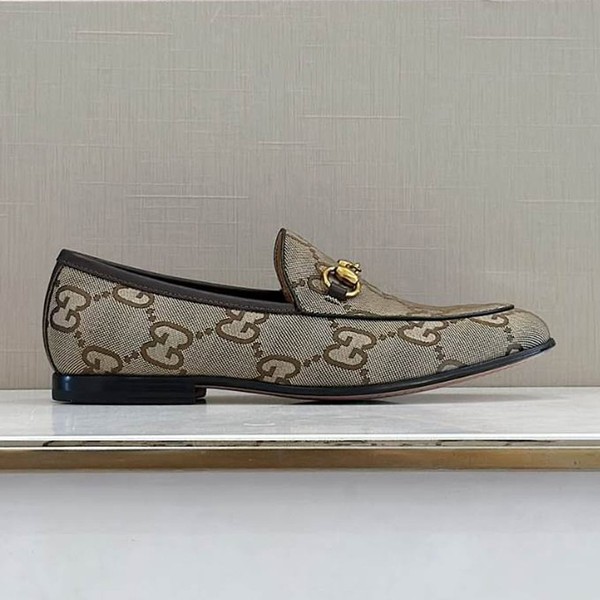Gucci Slipper Flacher GC Beige Loafer - GL083