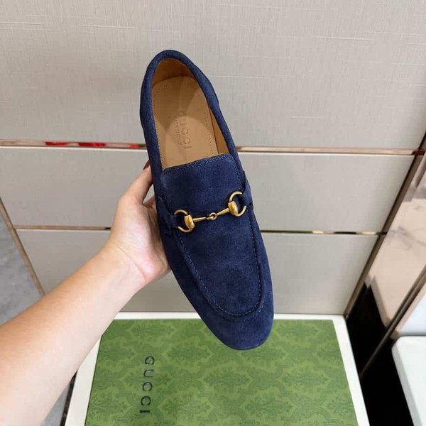 Gucci Horsebit Blue Suede Loafer - GL085 - Image 5