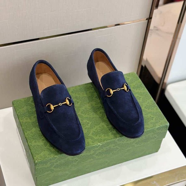 Gucci Horsebit Blue Suede Loafer - GL085 - Image 6