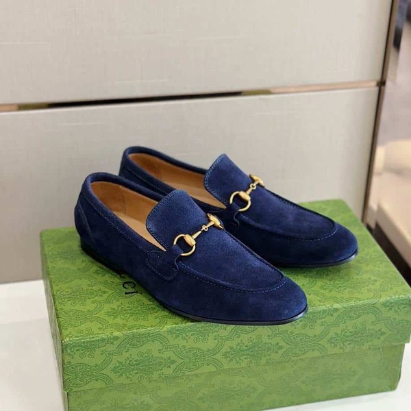 Gucci Horsebit Blue Suede Loafer - GL085 - Image 7