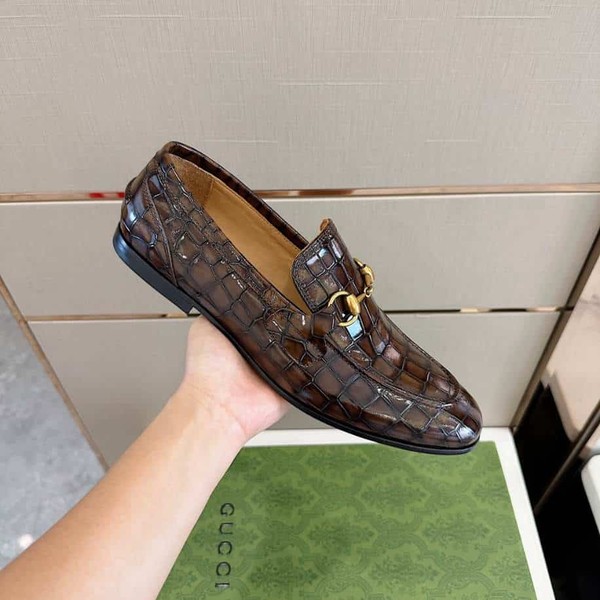 Gucci Thick Base Elevation Brown Loafer - GL086 - Image 3