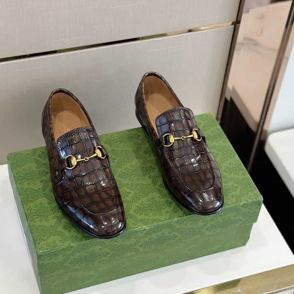 Gucci Thick Base Elevation Brown Loafer - GL086 - Image 7