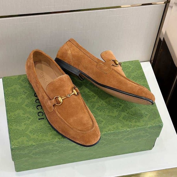 Gucci Jordaan Brown Suede Loafer - GL088 - Image 4