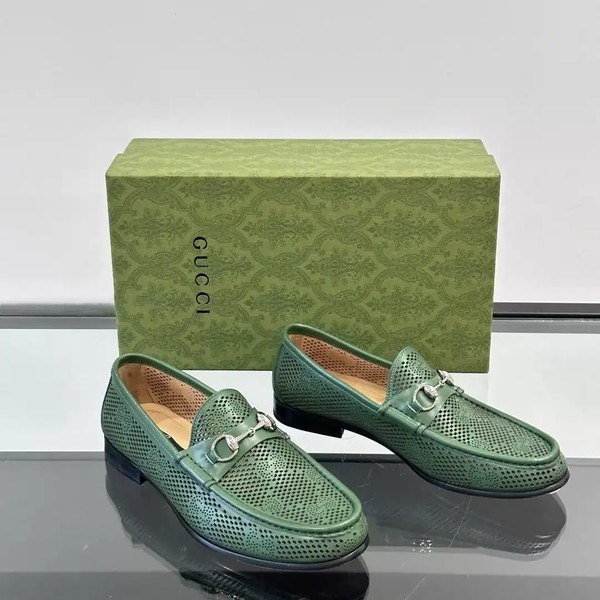 HORSEBIT 1953 LOAFERS IN GREEN - GL092 - Image 2