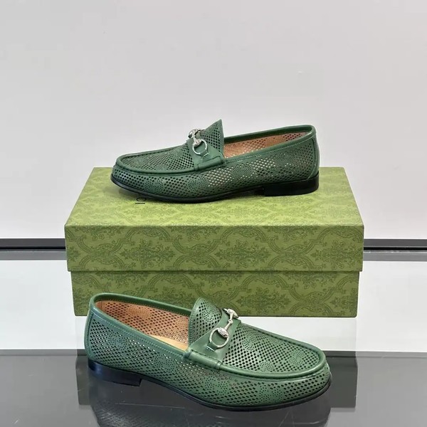 HORSEBIT 1953 LOAFERS IN GREEN - GL092 - Image 4