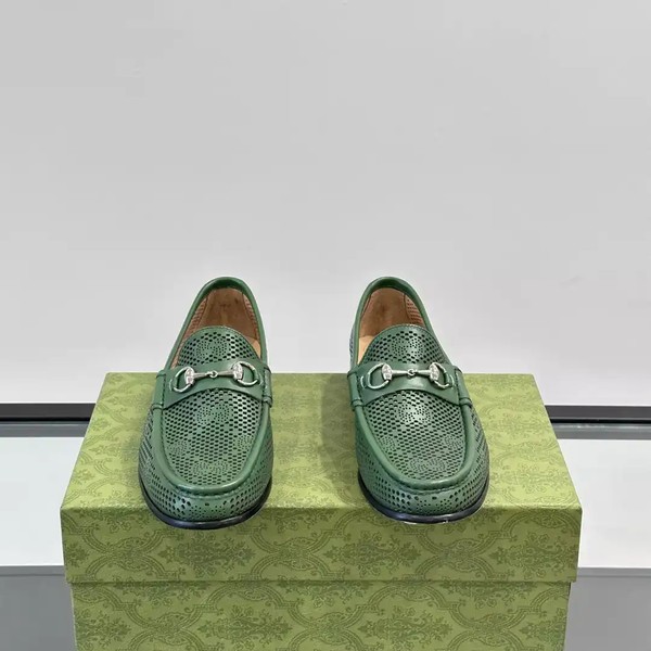 HORSEBIT 1953 LOAFERS IN GREEN - GL092 - Image 6
