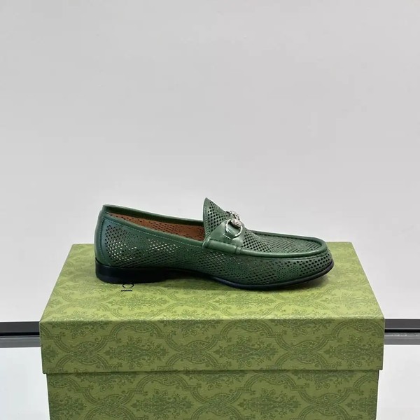 HORSEBIT 1953 LOAFERS IN GREEN - GL092 - Image 7