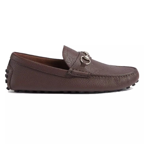 MEN'S DRIVER WITH HORSEBIT IN DARK BROWN - GL095