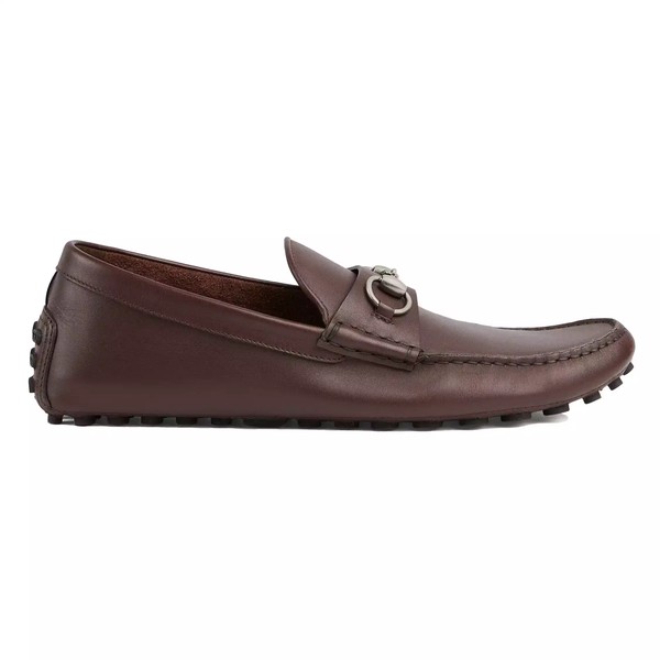 DRIVER WITH HORSEBIT BROWN LEATHER - GL097