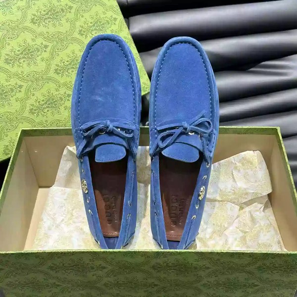 MEN'S DRIVER WITH INTERLOCKING G IN BLUE - GL100 - Image 8