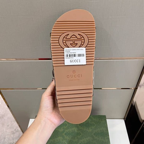GUCCI MEN'S SLIDE SANDAL WITH STRAPS - GSL027 - Image 6