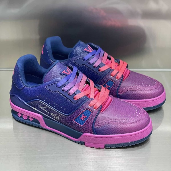LOUIS VUITTON TRAINER SNEAKERS IN PINK - LVS003 - Image 3