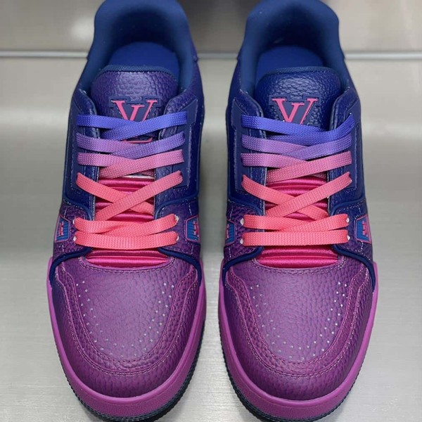 LOUIS VUITTON TRAINER SNEAKERS IN PINK - LVS003 - Image 4