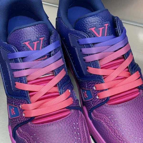 LOUIS VUITTON TRAINER SNEAKERS IN PINK - LVS003 - Image 5
