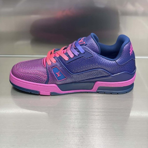 LOUIS VUITTON TRAINER SNEAKERS IN PINK - LVS003 - Image 6