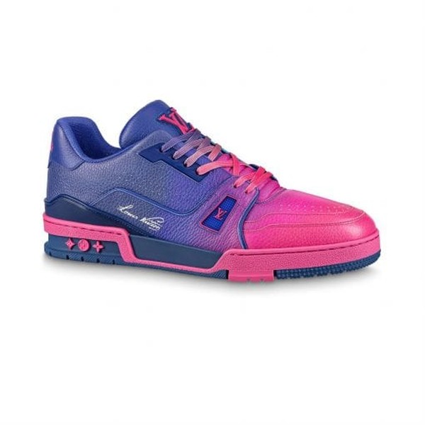 LOUIS VUITTON TRAINER SNEAKERS IN PINK - LVS003 - Image 10
