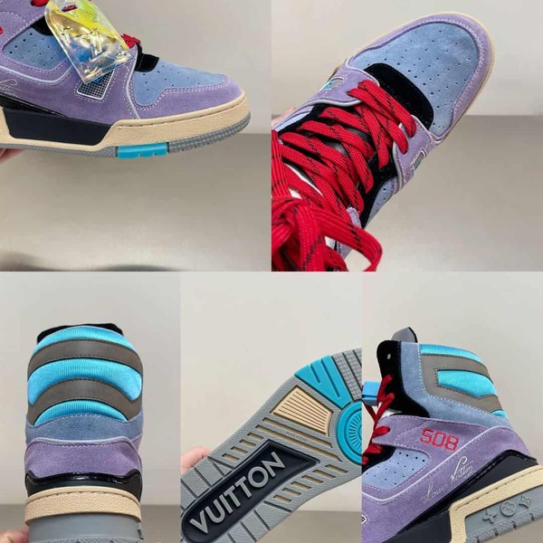 LOUIS VUITTON LV TRAINER SNEAKER BOOT - LVS069 - Image 4