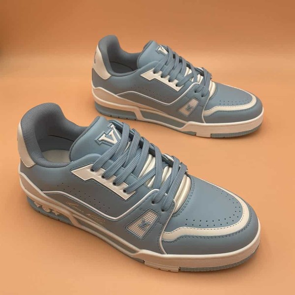 LOUIS VUITTON TRAINER SNEAKER BLUE - LVS125 - Image 2