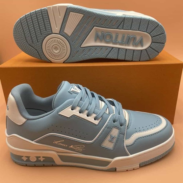 LOUIS VUITTON TRAINER SNEAKER BLUE - LVS125 - Image 3