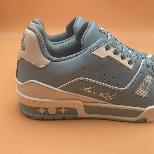 LOUIS VUITTON TRAINER SNEAKER BLUE - LVS125 - Image 5