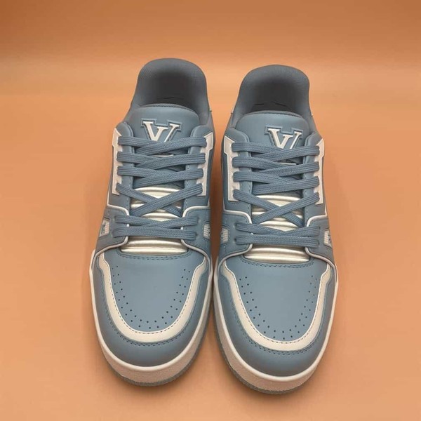 LOUIS VUITTON TRAINER SNEAKER BLUE - LVS125 - Image 6