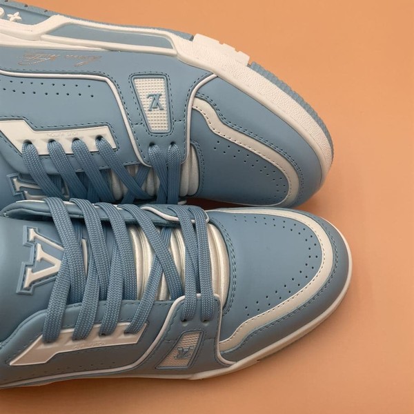 LOUIS VUITTON TRAINER SNEAKER BLUE - LVS125 - Image 7