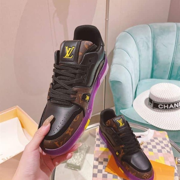 LOUIS VUITTON TRAINER MONOGRAM PURPLE - LVS130 - Image 5