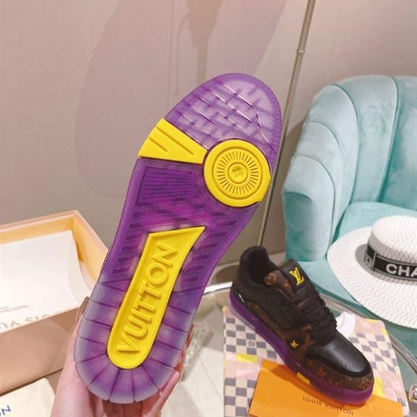 LOUIS VUITTON TRAINER MONOGRAM PURPLE - LVS130 - Image 8