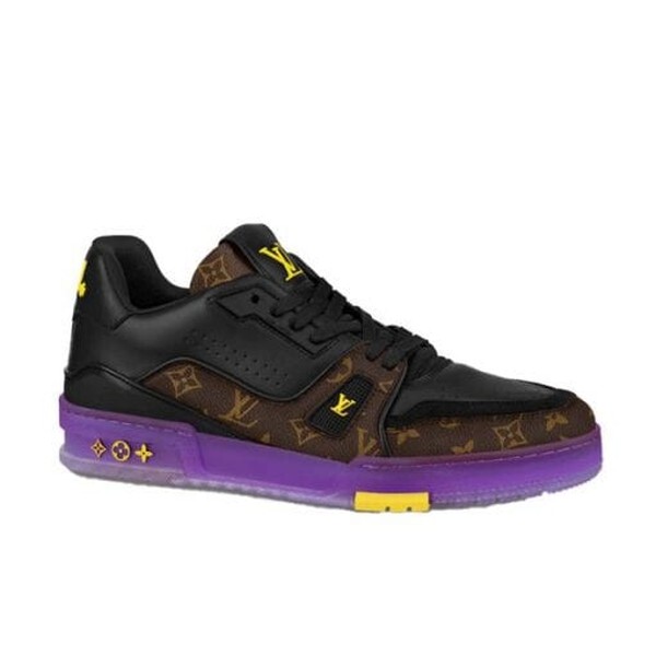 LOUIS VUITTON TRAINER MONOGRAM PURPLE - LVS130 - Image 9